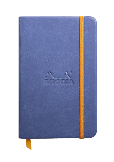 Rhodia Hardcover Notebook - Small - Sapphire Blue - Lined